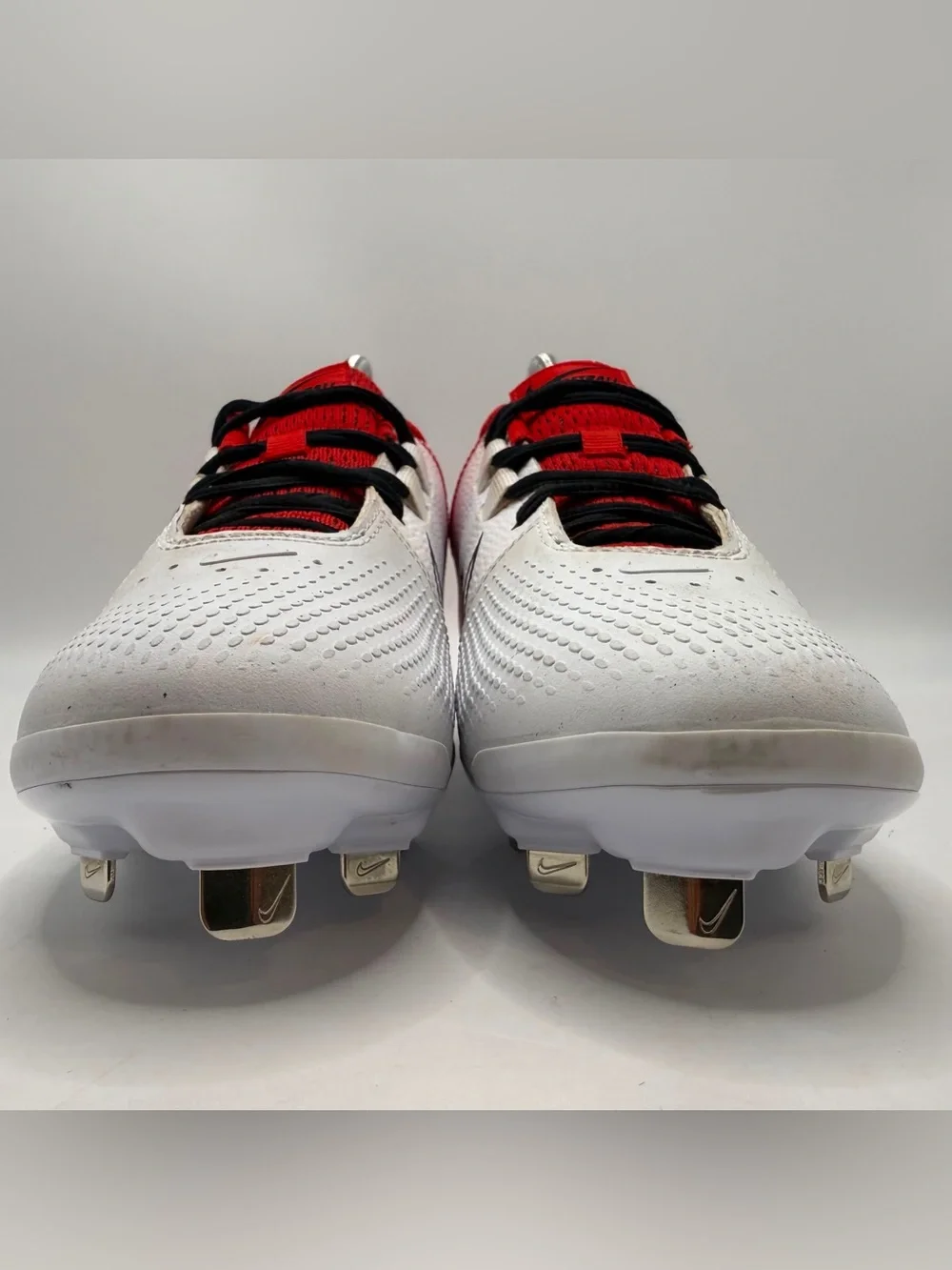 Nike Hyperdiamond 4 Elite Women’s Size 7 Softball Metal Cleats Red White